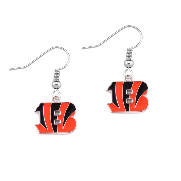 Hot Sale 2023 Fashion NFL 32 Teams Football Earrings High Quality Decorative 32 Teams Ear Pendants Earrings