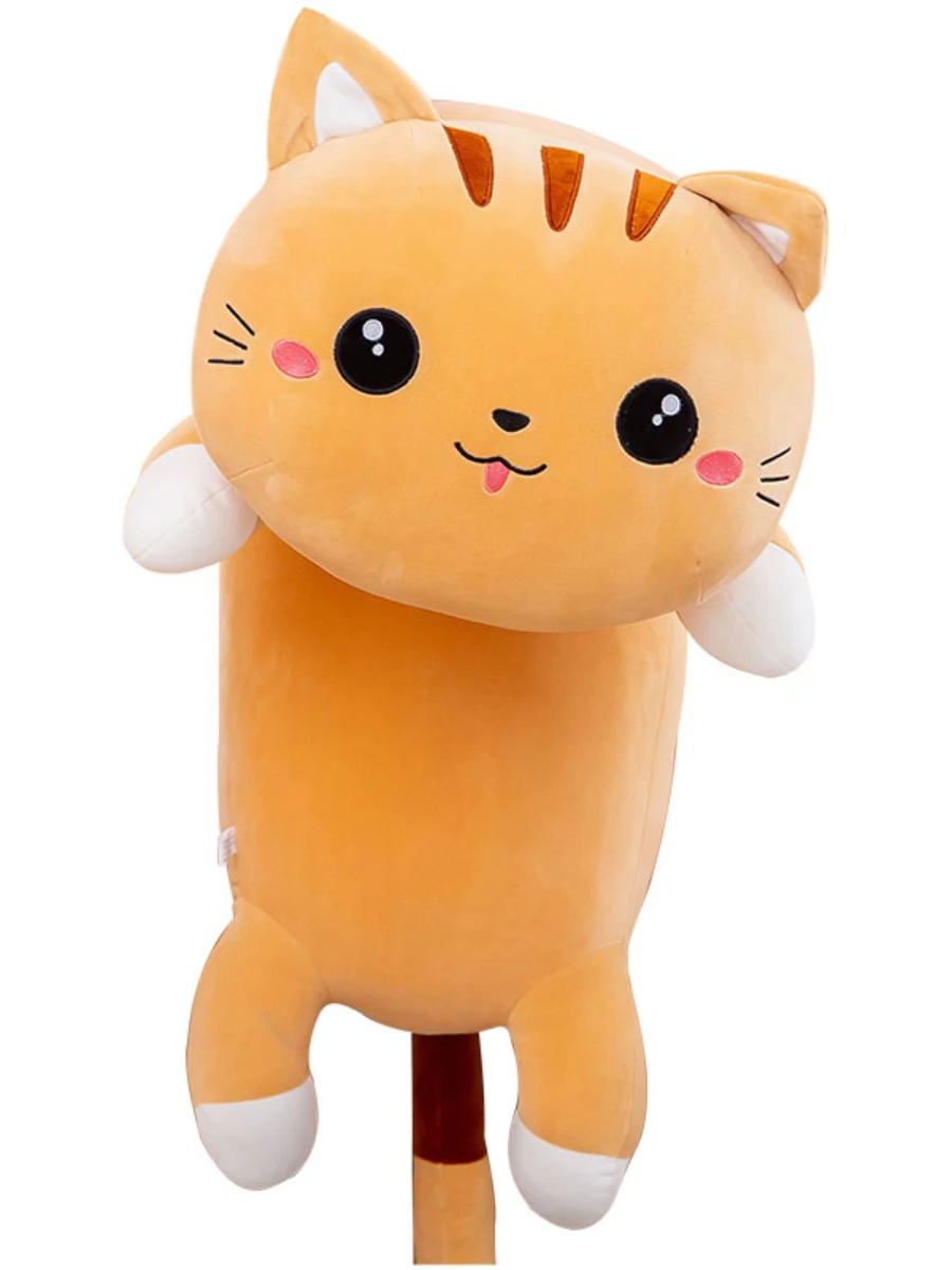 cat Pillow factory outlet Plush toys 130 cm New fashion  big size stuffed animals washable plush Kitten kids toys bedroom pillow