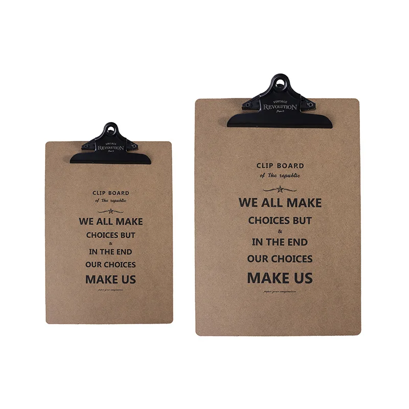 New high quality writing Clipboard, hanging menu display board, student file board clip, Clipboard A5, A4