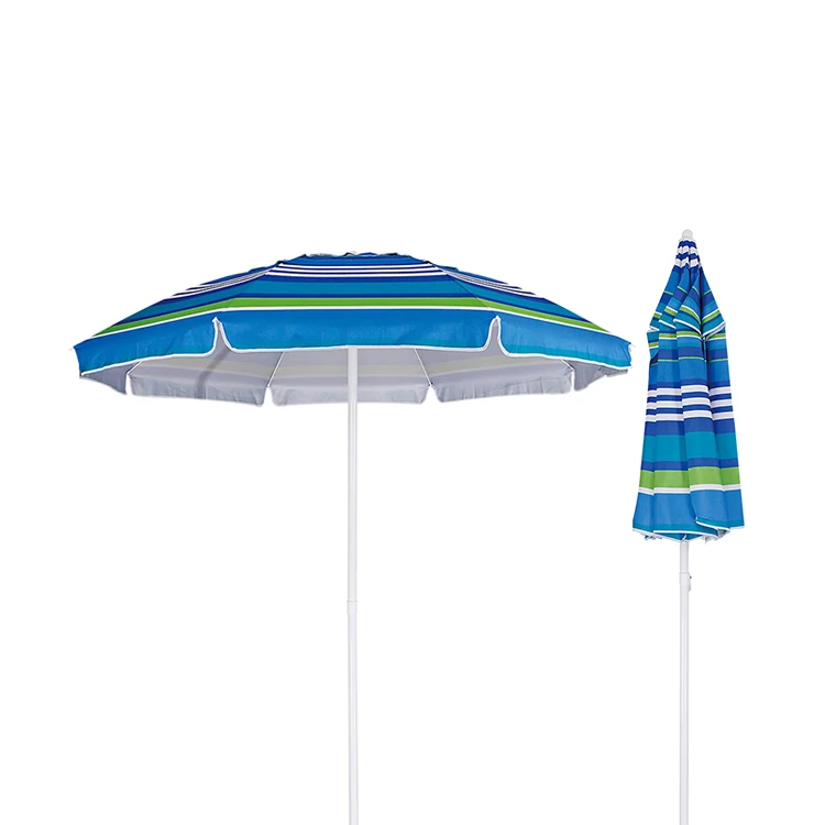 
Beach Outdoor Umbrella Portable Patio Personalized Design 180CM Stripe Sun Shetler UV 50+ Protection Solar Beach Umbrella 
