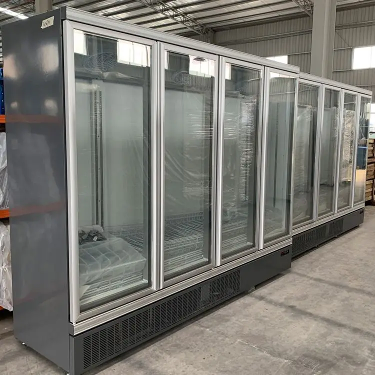
 Холодильный шкаф для супермаркета, холодильник для демонстрации рыбы  