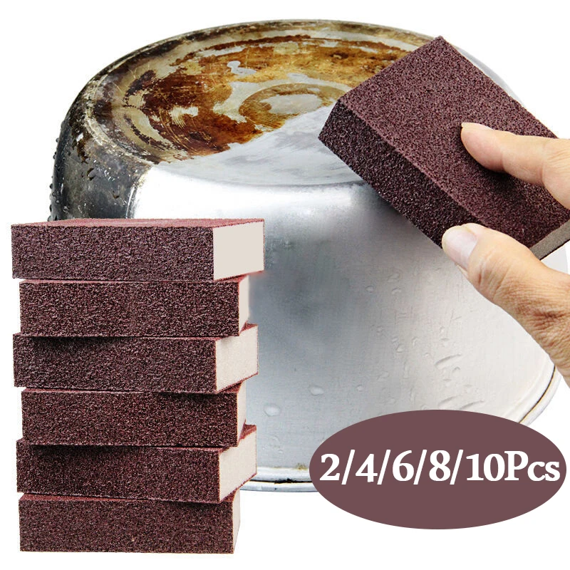 Kitchen new cleaning items magic nano foam melamine eraser emery sponge for rust removing