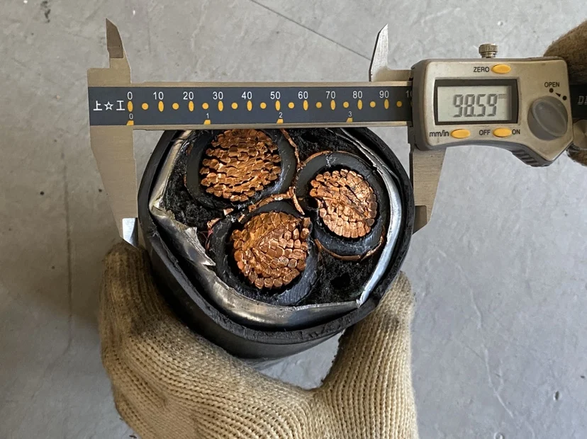 20Ton 100mm battery powered wire cutting tool hydraulic cordless electrical cable cutter machine