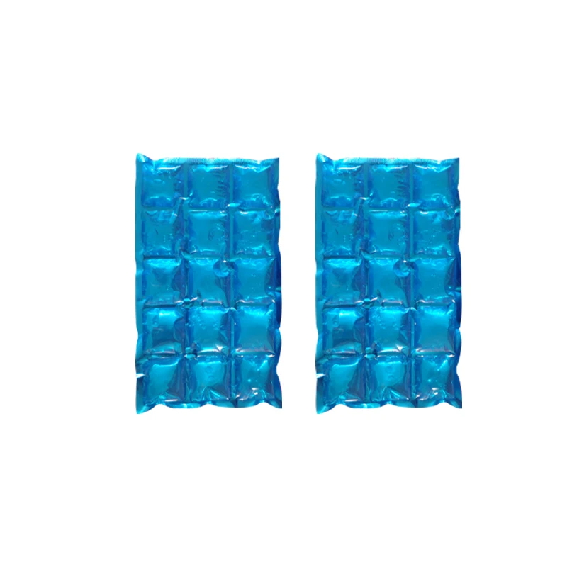 MOEN Customized Size Gel lce Bag Plastic Pvc Cube Ice Pack Sheet For Food Delivery