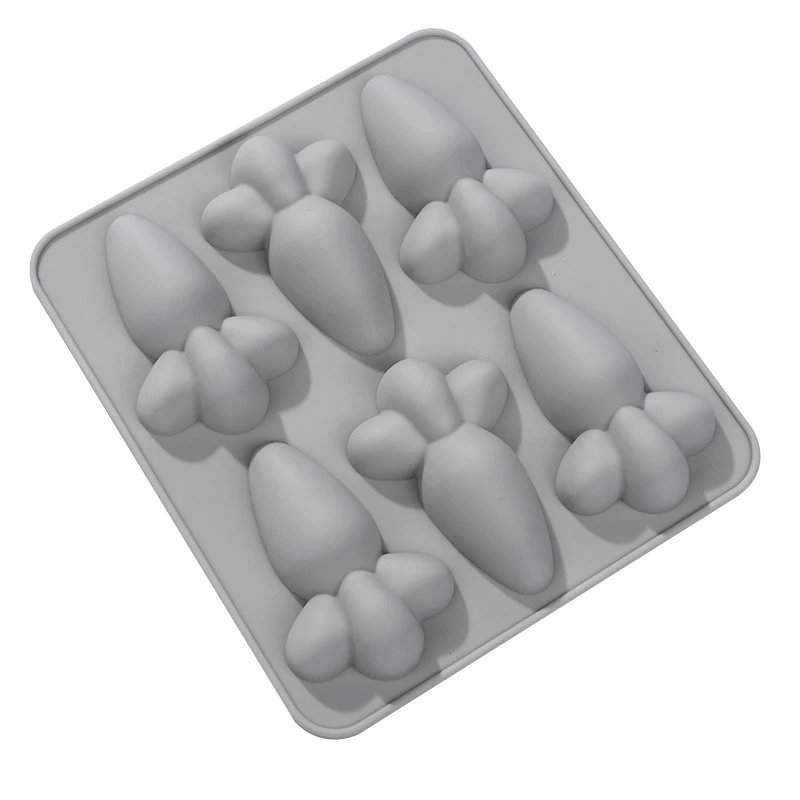 Wholesale Customized Food Grade Chocolate Cake Tools Ice Cube Ice Tray Fondant Strawberry Kitchen Utensils Silicone Mold