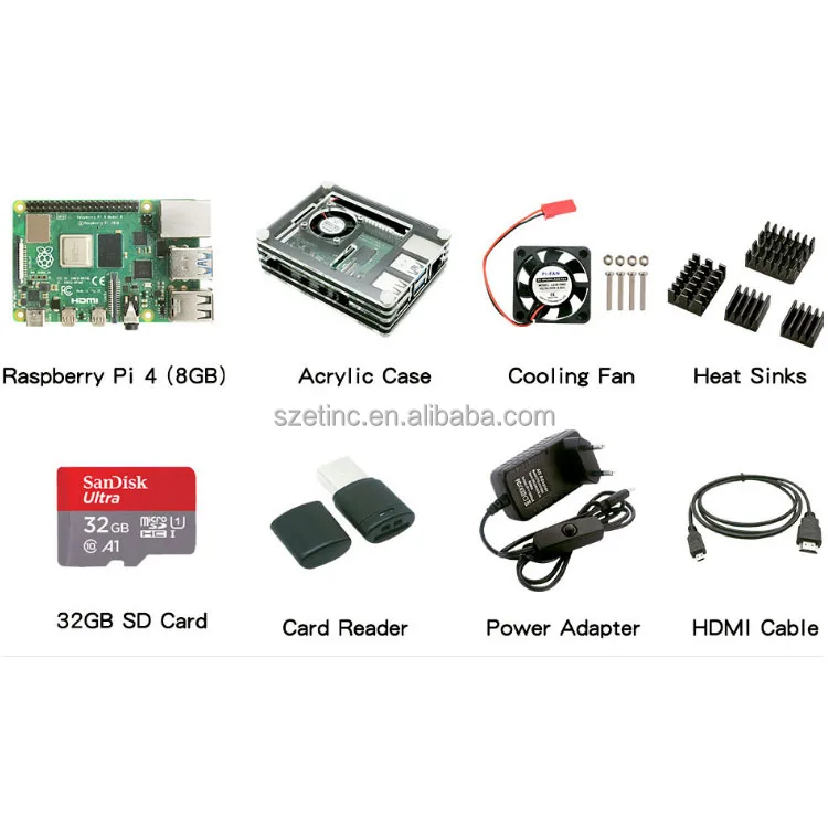 Raspberry Pi 4B development board kit maker education Foundation launched Raspberry Pi 4B programming development