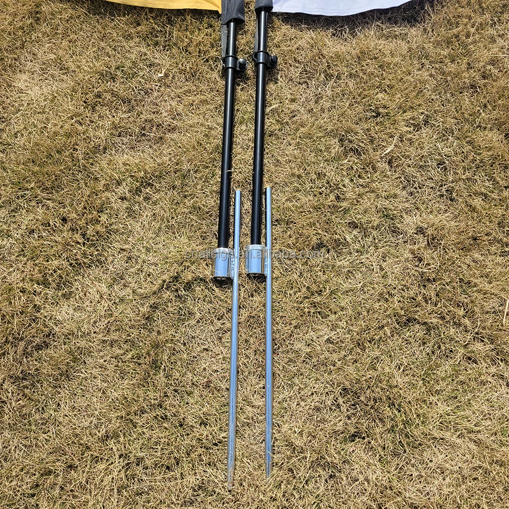 Outdoor Ground Spike Beach Flags 5m Fiberglass High Quality Strong Flagpole Feather Flag for Advertising Events