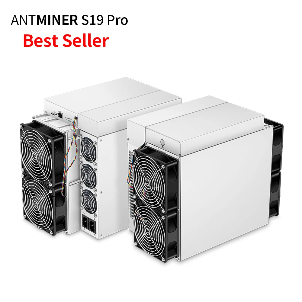  2021 Bitmain Antminer S19 Pro 110Th Miner 3250W машина для майнинга биткоинов pro