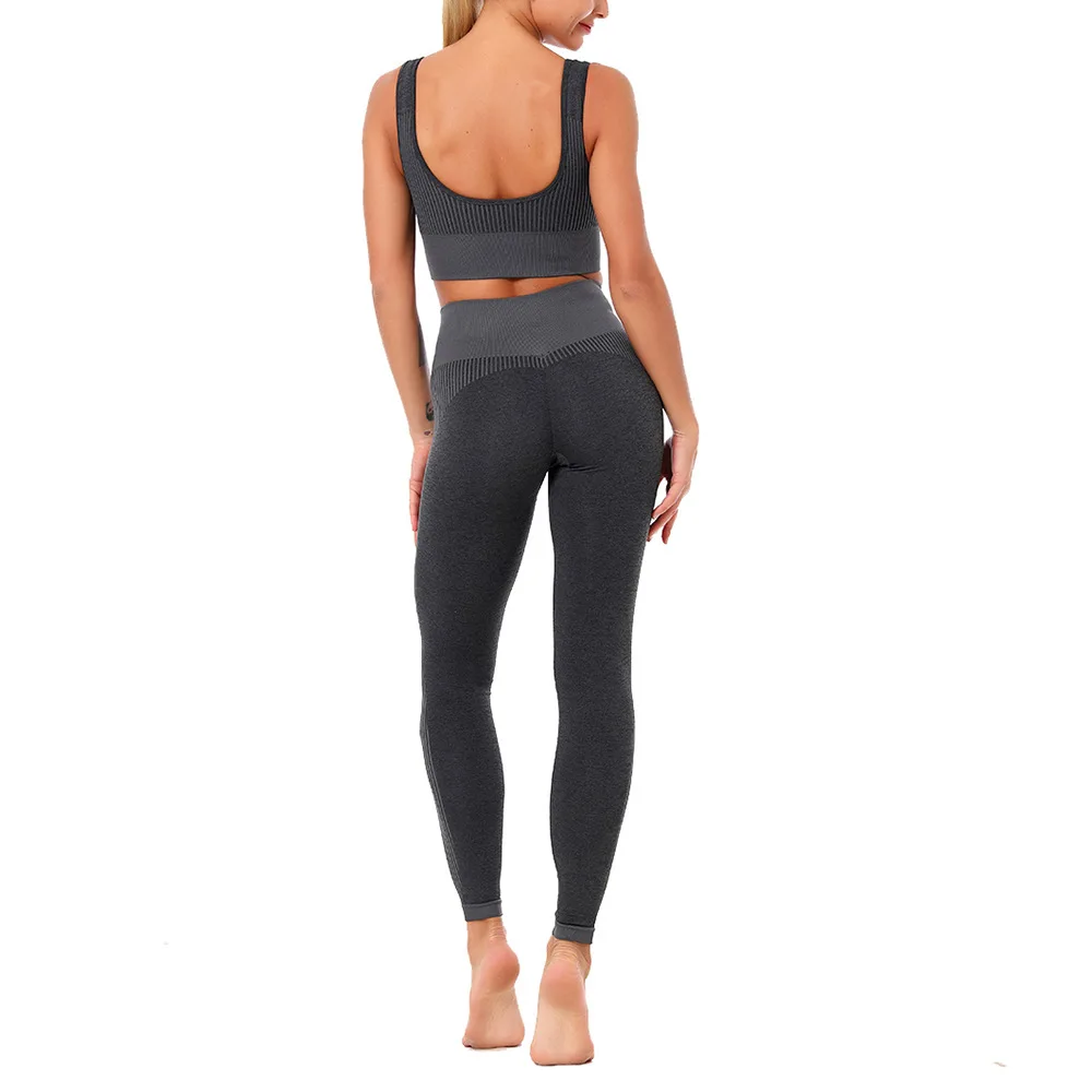 Wholesale Sportswear Custom Logo Activewear Manufacturers Lady Seamless Activewear