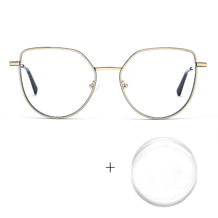 Metal Frames Myopia Eyeglasses Unisex Fashion Optical glasses Online Customization Prescription Eyewear 0192