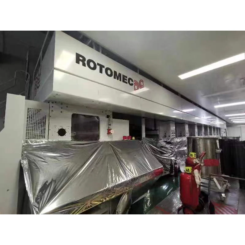 Б/у Европейская марка ROTOMEC, 1250 мм, 9 цветов, машина для гравировки