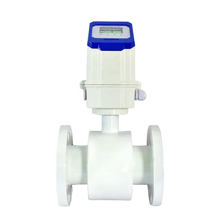 plant seawater electromagnetic flowmeter smart water flow meter with flow controller dn300 flow meter valuve