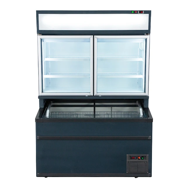Chinese Manufacturers Cheap Combination Look Refrigerator Combine Freezer Cooler