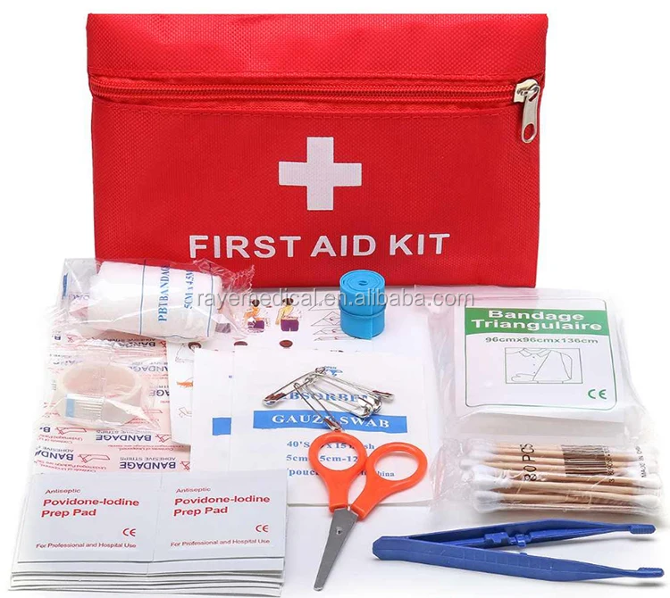 Health Care Home Emergency Medical Portable Travel Trauma First Aid Kit Bag