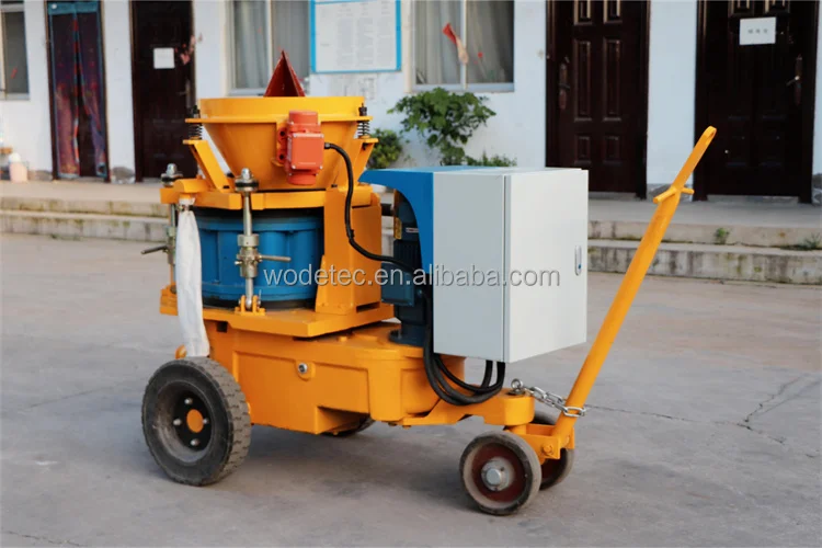 CE construction dry mix 9m3/h large capacity electric motor driven refractory shotcrete machine