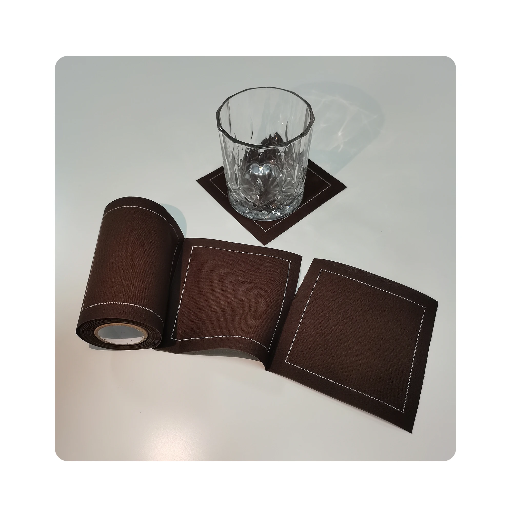 OEKO-TEX Black Design Cloth Napkin Table Cloths for Events Cloth Napkins