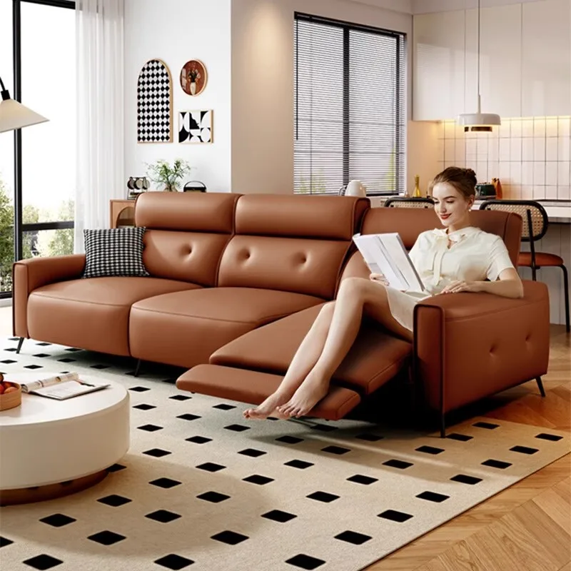 Best-selling home cinema recliner sofa luxury leather electric sof multi purpose extendable sofa