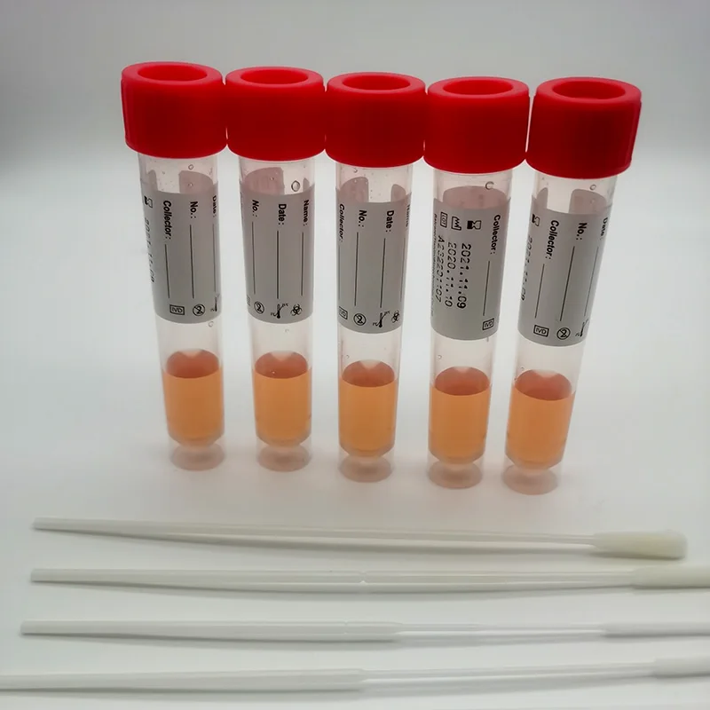 Специальная конструкция широко используемый одноразовый ватный тампон для выборочной пробы вирусов