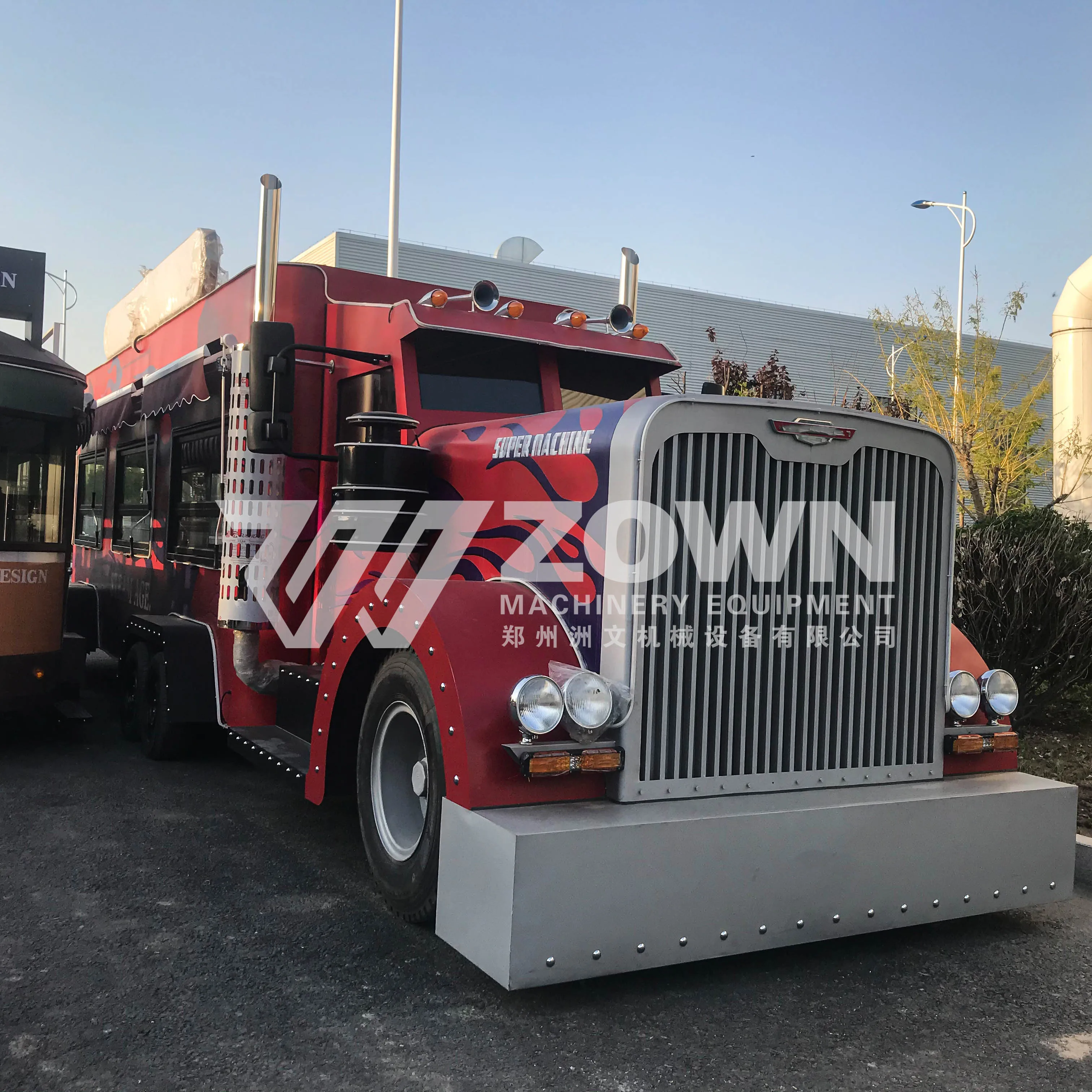 Fully Equipped Food Truck for Sale Europe Customized Concession Bubble Tea Coffee Vending Cart Food Trailer