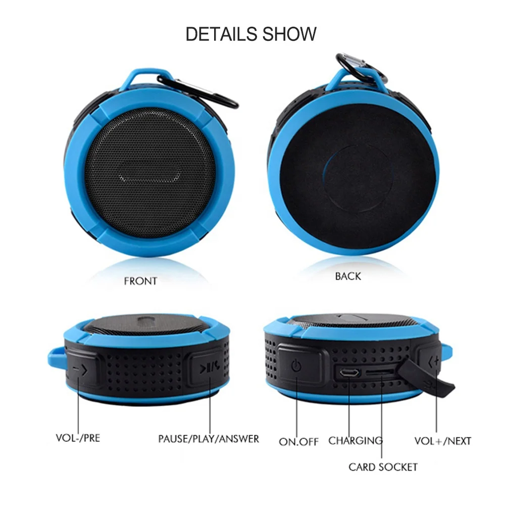 Водонепроницаемые портативные мини-колонки для мобильных телефонов