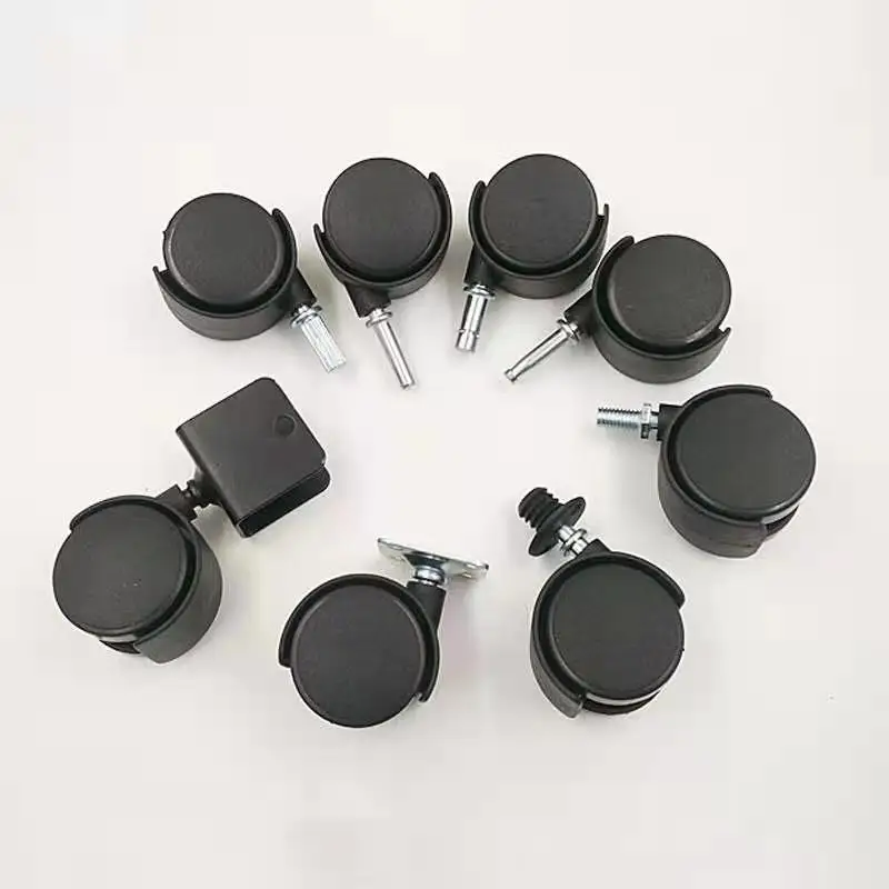 office wheels plastic casters made in china  2.5 inch chair wheels
