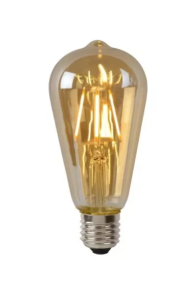 Edison ST40 ST64 7W Clear Glass Light Bulb round Outdoor Patio String Light with E12 Base and Brass Material