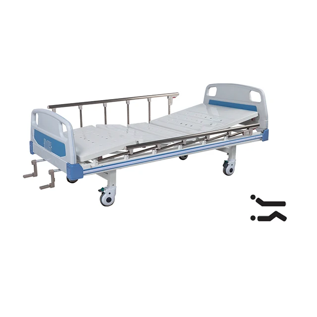 
ABS Headboard 2 Crank Double Function Manual Hospital Medical Bed 