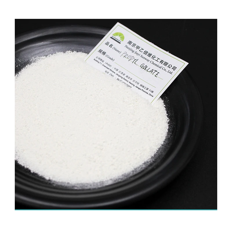 Wholesale hot sale Best price EP grade 99% 99.9% Propyl gallate PG powder manufacturer