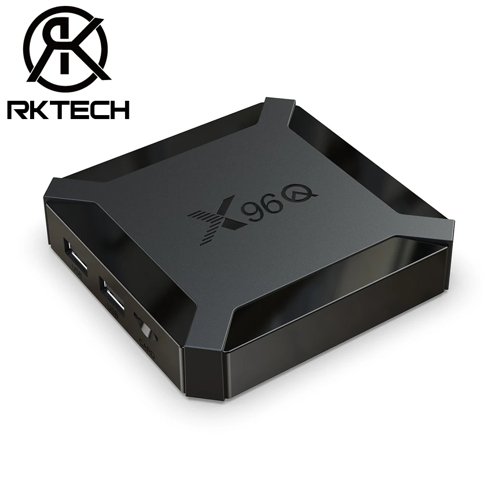  RK новейшая ТВ-приставка X96Q Allwinner H313 1G/8G 2 4 ГГц 100M LAN Android 10 4K Поддержка