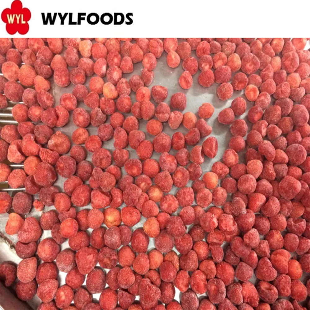 Premium Grade Ripe Frozen Strawberry for Pastry Chefs IQF Strawberry