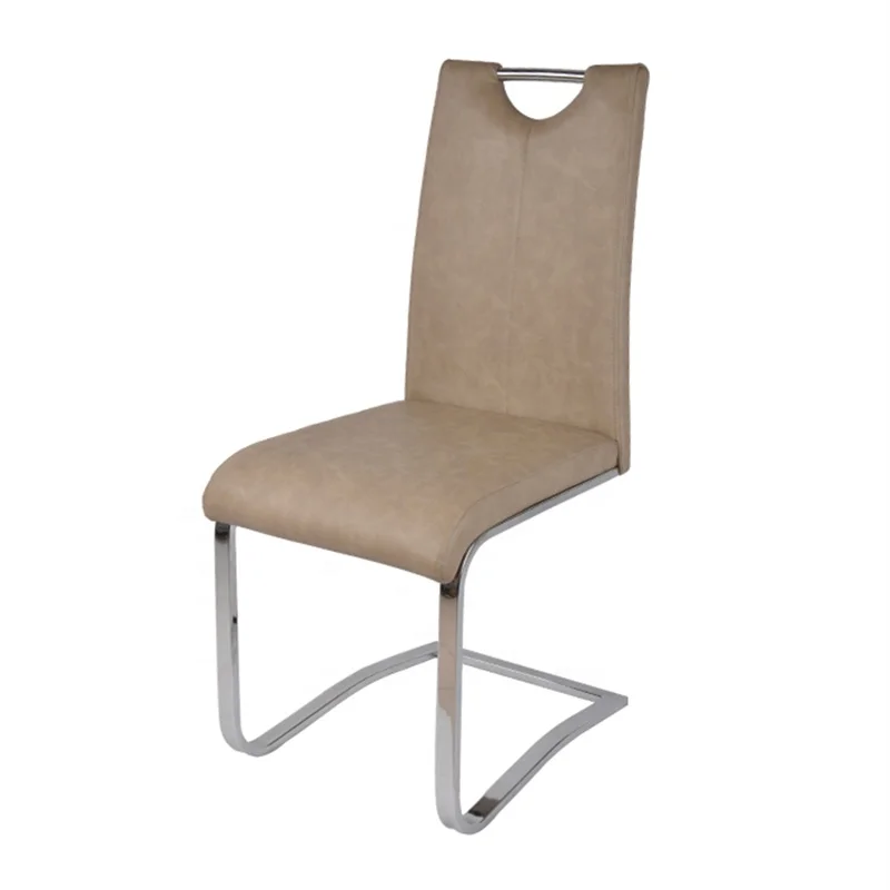 Factory cheap price home furniture wholesale PU Leather backrest dinning chair for dining room