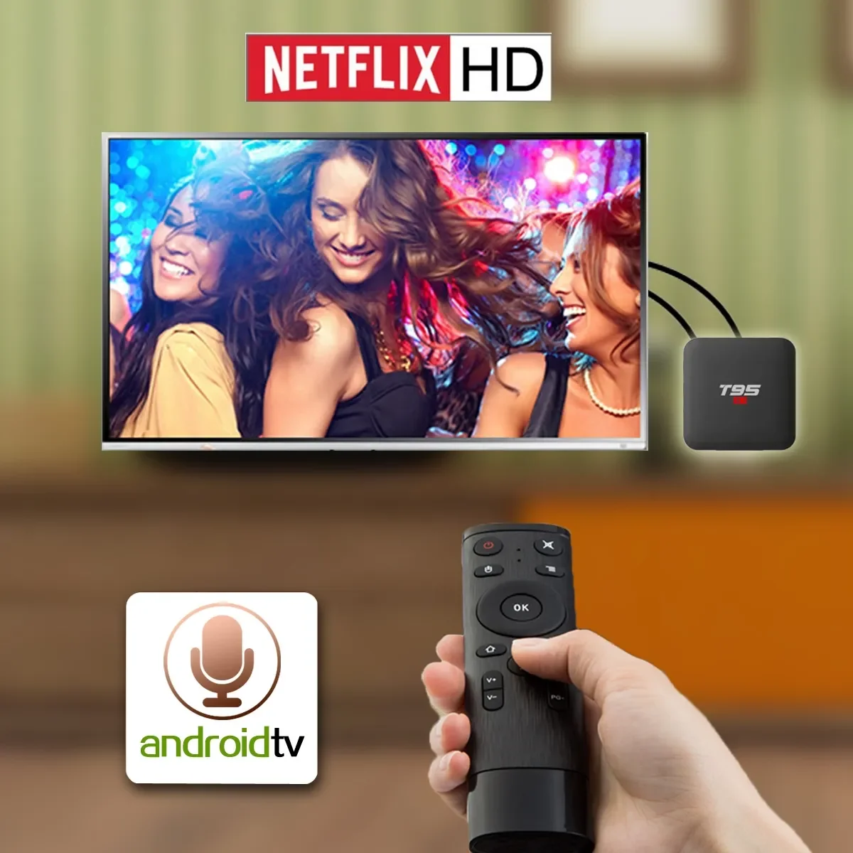 Сильный 8K 4K Full HD x98 IPTVBOX стабильный ТВ-бокс высокого качества видео фильмы серии Smart TV box Android 12MGB