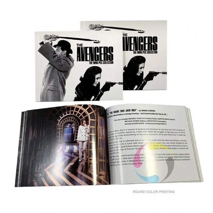 Professional Book Print High Quality Customized Design Softcover Book English Brochure