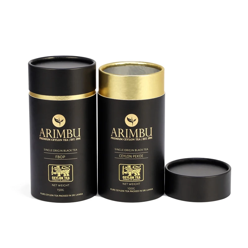 Custom logo luxu paper box  for coffee  bean  moisture  proof tea leaf  gift box alu foil lining paper boxes food packaging