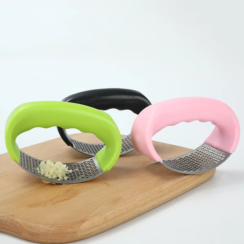 Прямая поставка с завода, Многофункциональный ручной пресс для чеснока из нержавеющей стали, Кухонное устройство для чеснока