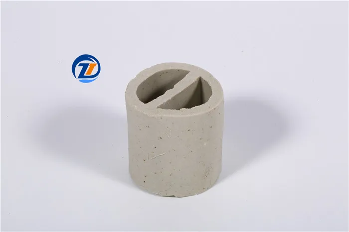 Heat Transfer Media Random Packing Ceramic Lessing Ring 50mm 80mm 100mm 120mm 150mm Ceramic Mini Lessing Ring