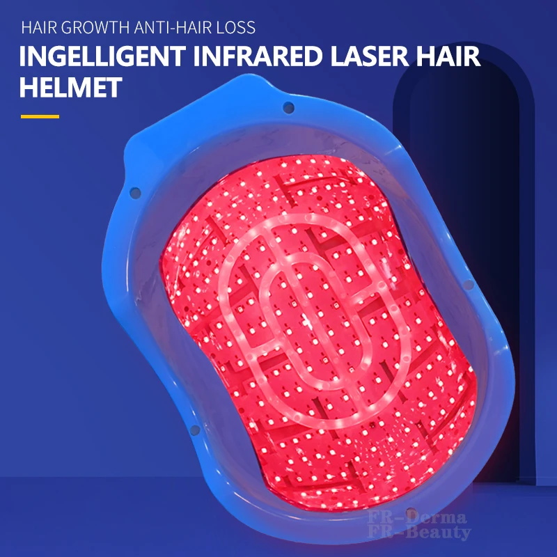 top sale thinning hair laser hair growth machine 272 diodes laser helmet for hair loss