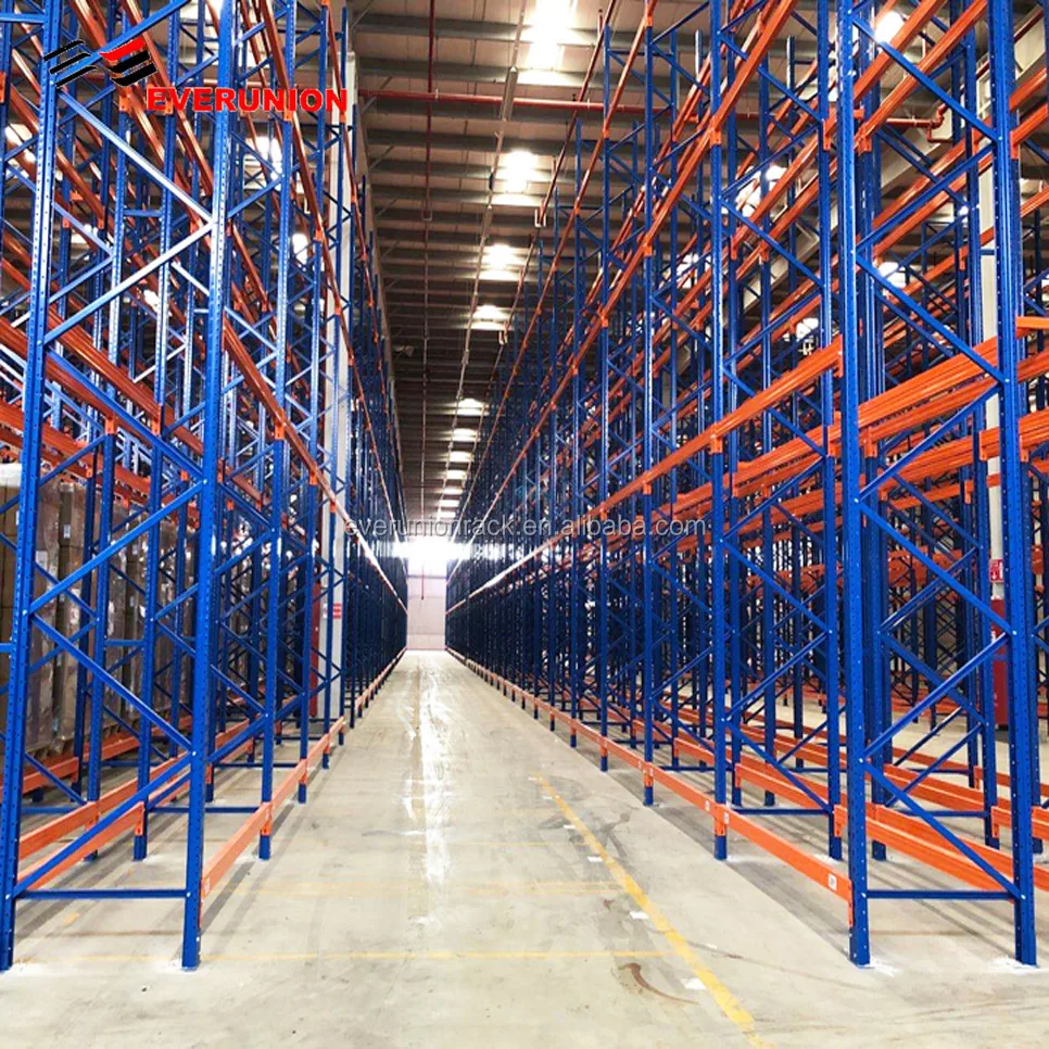 
Rack Warehouse Racking Systems Heavy Duty Pallet Rack Q235 Steel Customized EVERUNION 20 TONS Powder Coating SPR 