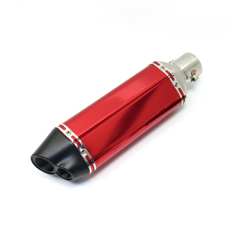 Red ATV dirt bike scooter GP SC exhaust muffler For motorcycle akrapovic exhaust CBR250 FZ8 CBR GSXR exhaust system