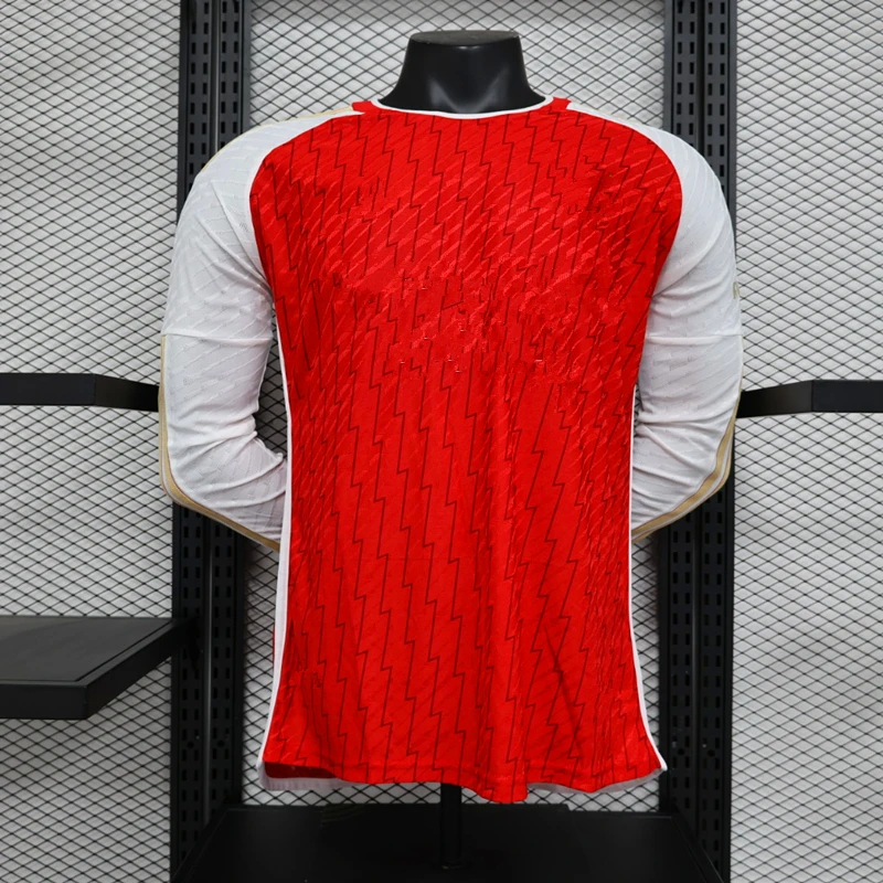 Player version long sleeve football shirt 23/24 season SAKA G.JESUS long sleeve soccer jersey Camisa de manga larga