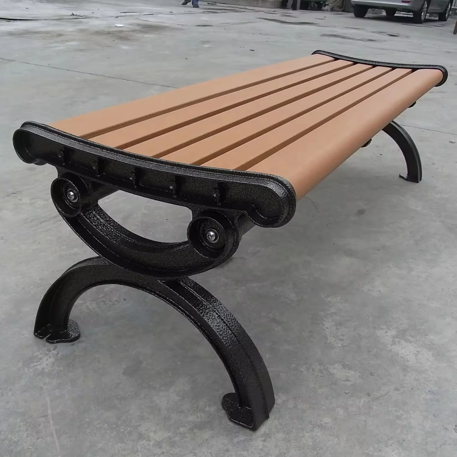 Скамейки для патио, деревянные пластиковые композитные уличные стулья hdpe городские скамейки