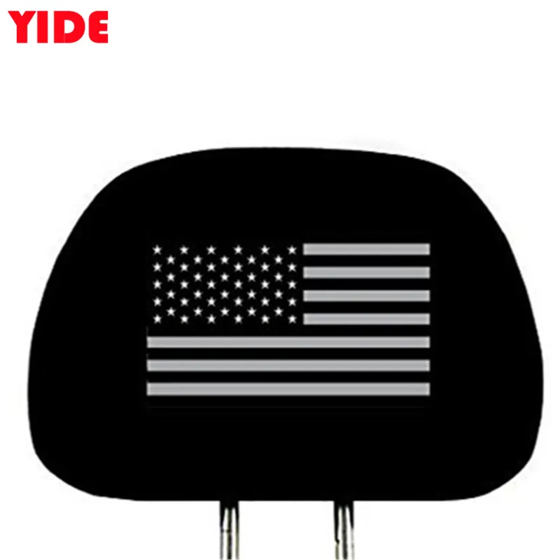 2024 England Car Head Rest Cover Auto Car Headrest Cover In UK Flag Custom Logo Car Seat Head Cover With National Flag