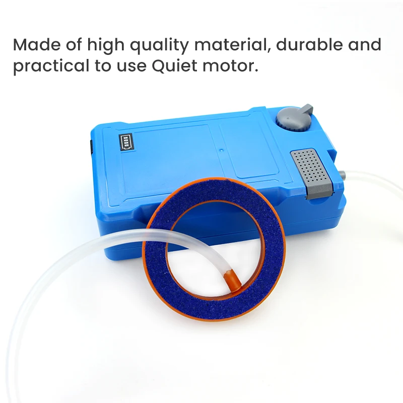 Waterproof Portable Bait Bucket Aerator Fishing Air Pump Portable Fish Tank Fishing Aerator