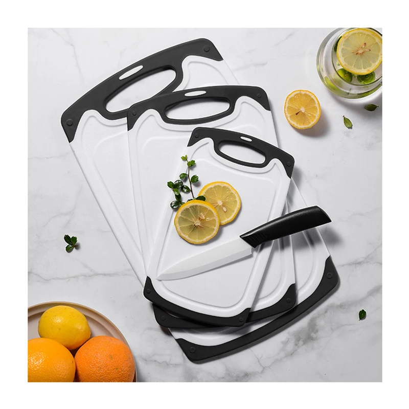 Free sample kitchen chopping boards PP plastic Vegetable board cutting boards 3 pieces
