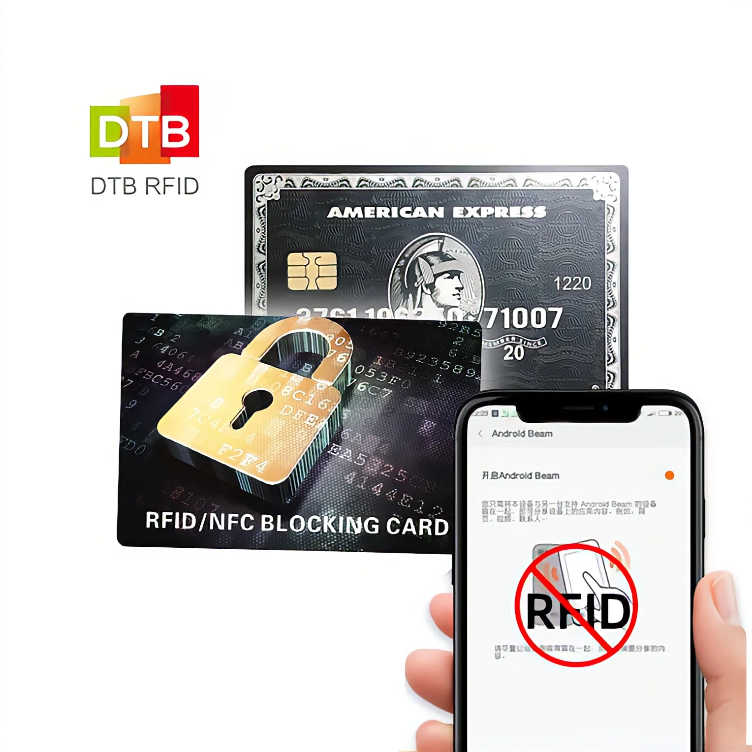 2022 Factory Price Customize Logo High Quality Card Cr80 Size Credit Card Protector Smart Nfc Rfid Blocking Card