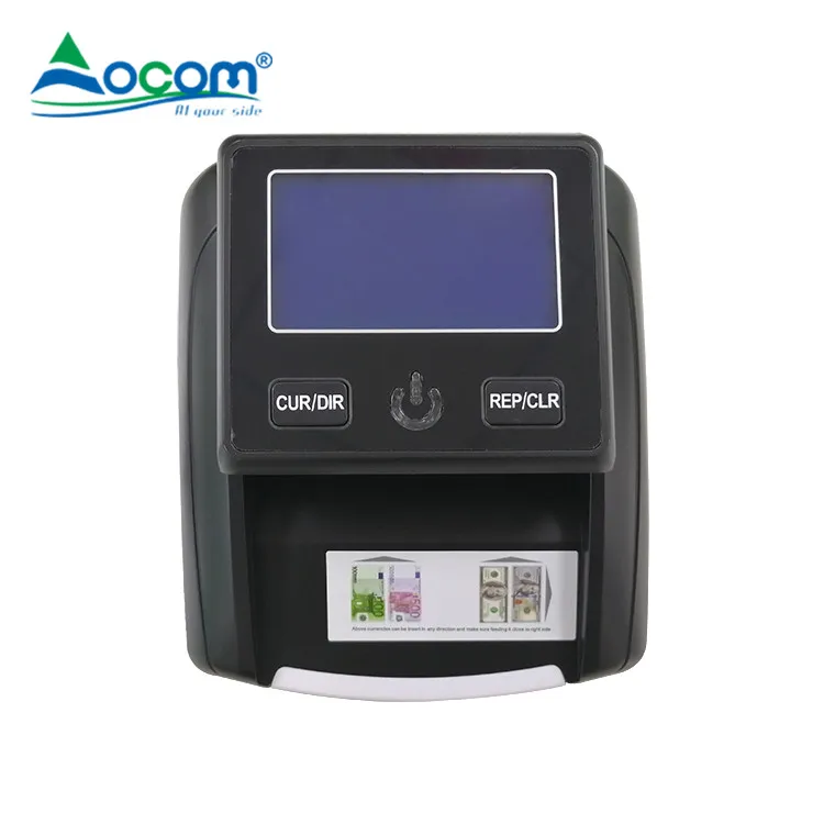 Mini battery banknote paper money detector UV MG IR multi-function counterfeit currency detector