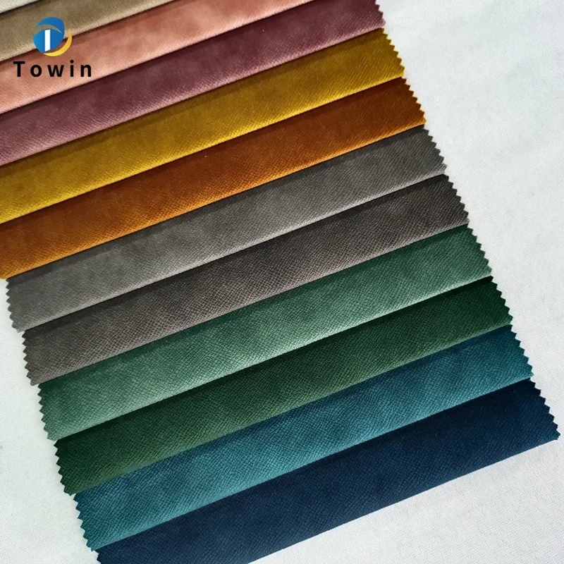 Printed colors design hot sale home textile comfortable Chinese factory custom holland velvet for sofa