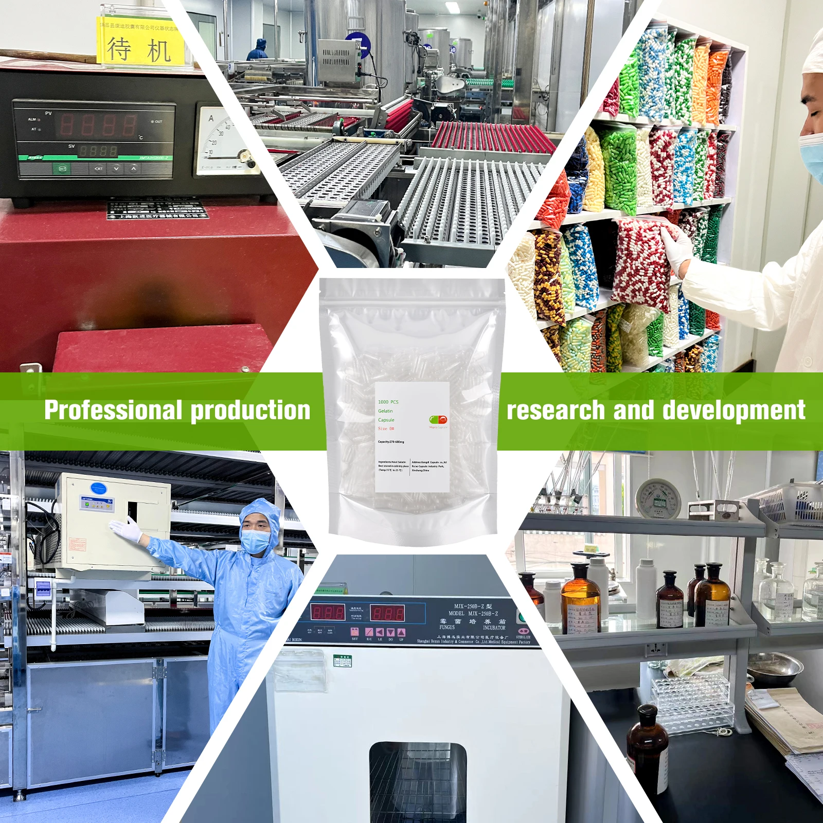 High quality clear/transparent white empty veggie HPMC capsules for health supplements