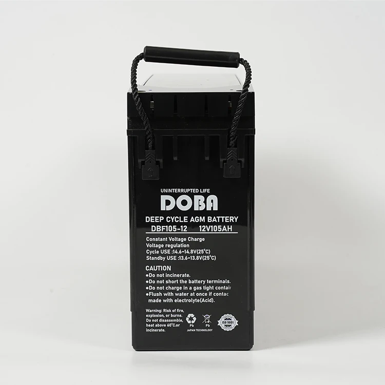 Dongle China Factory DBF105-12 Telecom 12V 105Ah Inverter Storage Gel Lead Acid AGM Solar Battery