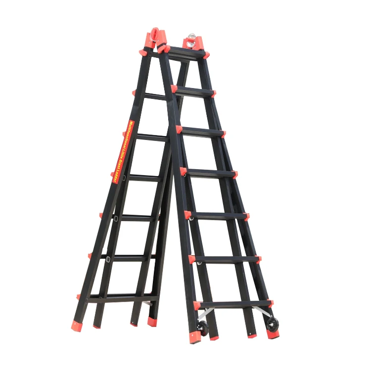 Многофункциональная телескопическая складная лестница midoli с большой несущей способностью